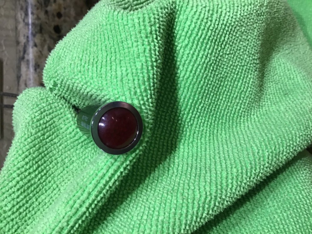 One 120 volt Red Indicator Light with High Temp Leads
