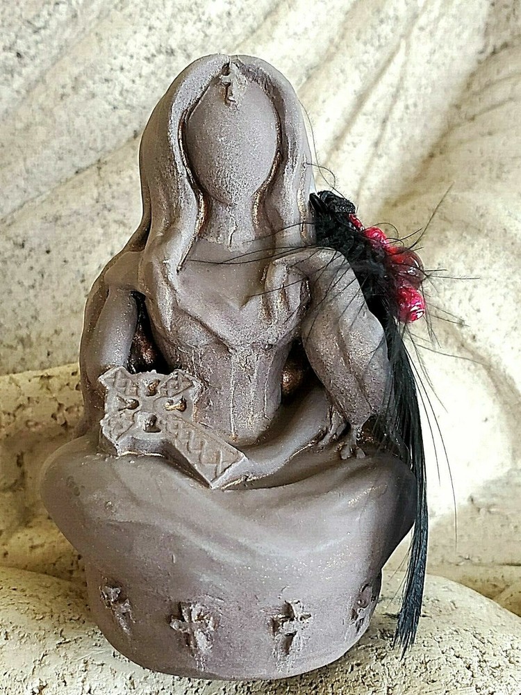Morrigan Raven Goddess Figurine