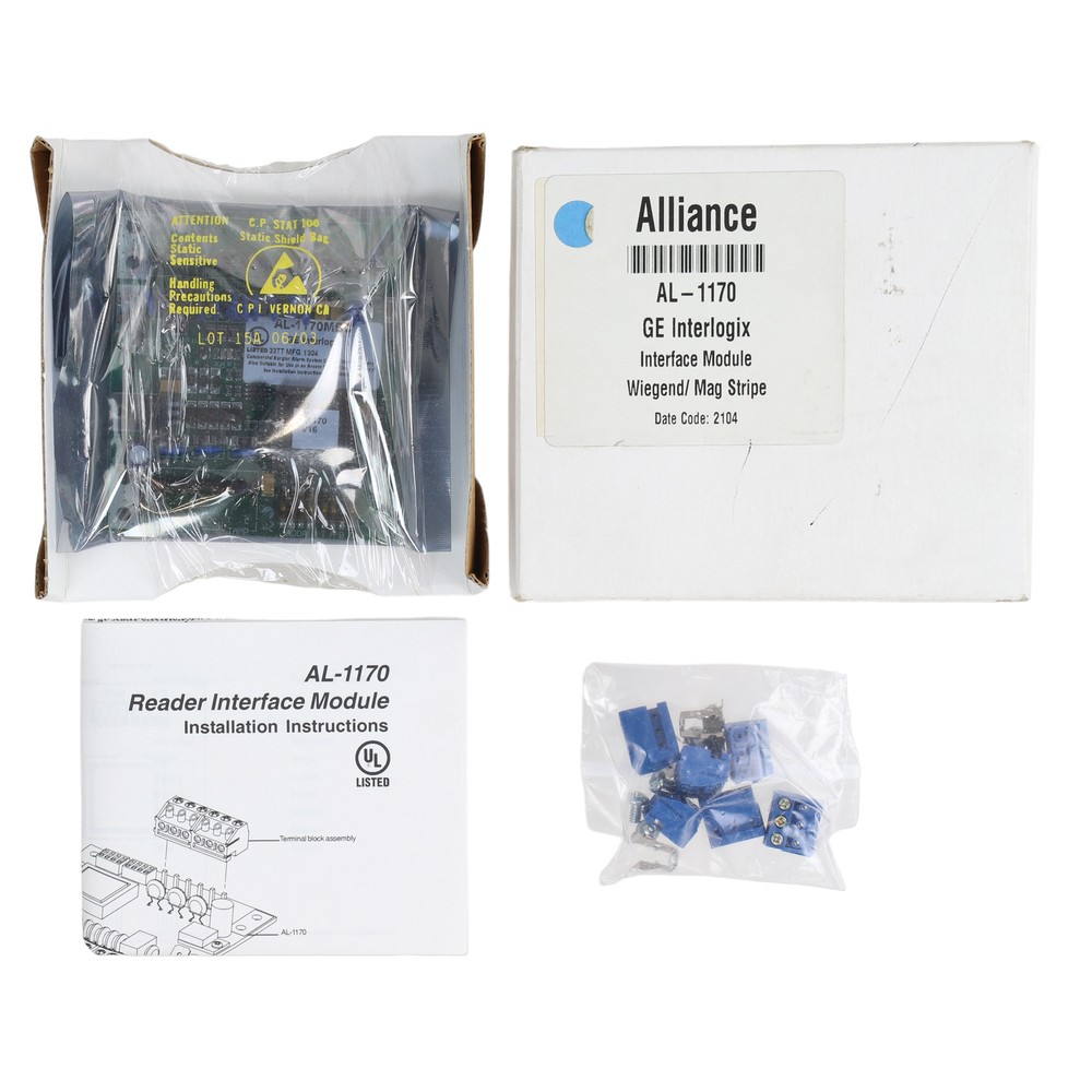 GE Interlogix Alliance AL-1170 Wiegend Mag Stripe Interface Module (Open Box)
