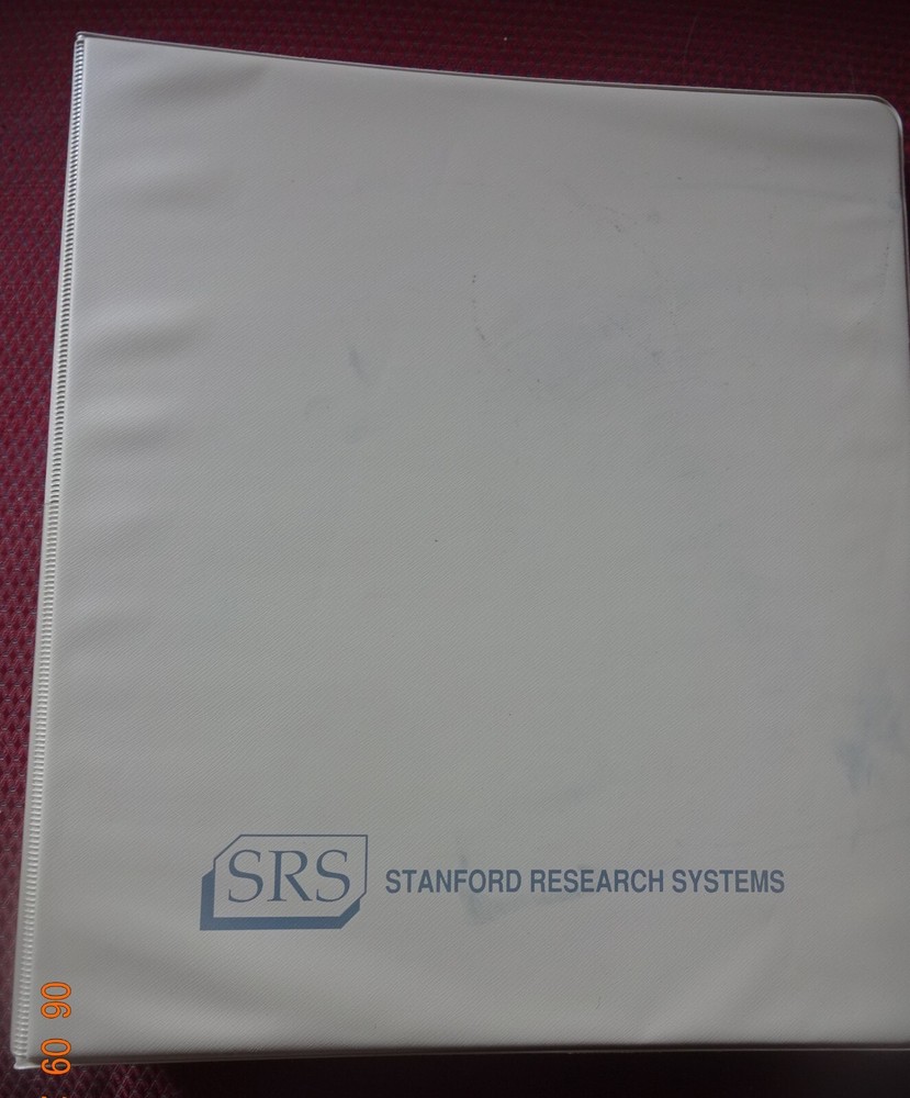 SRS DS335 Operating Manual/Programming Reference 1.4 1998