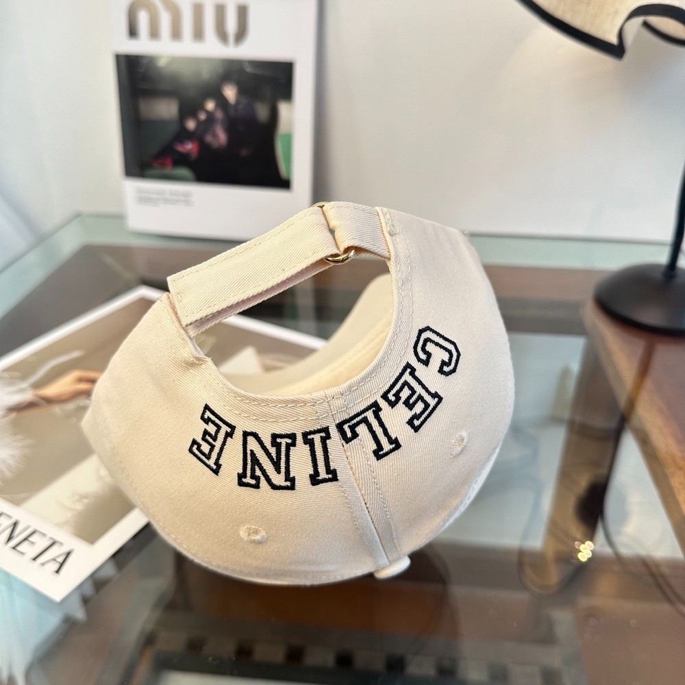 CELINE Minimalist, Adjustable, Trendy Baseball Cap