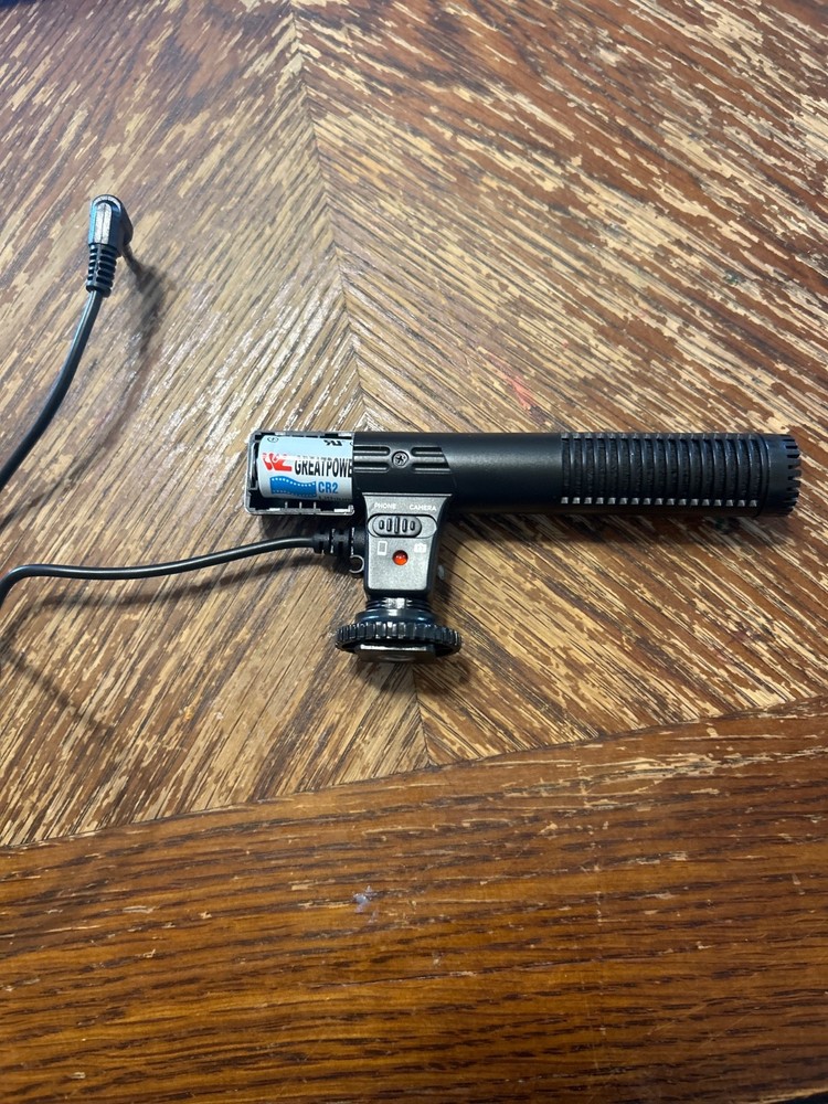 Bower Shotgun Microphone On-Camera Video Mic w/ 3.5mm Cable