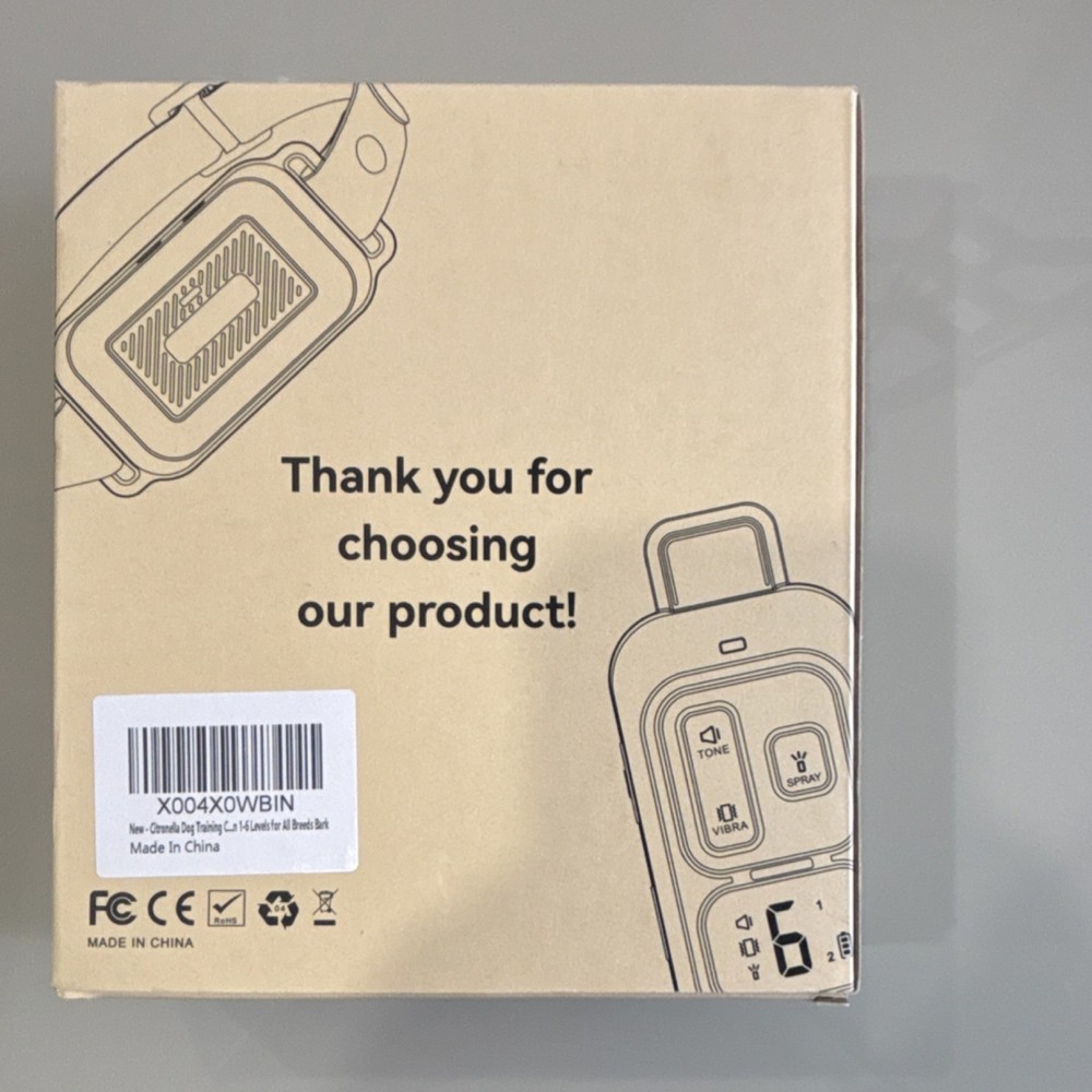 P-Collar 530 Remote Spray Dog Training Collar Device Black Control Method