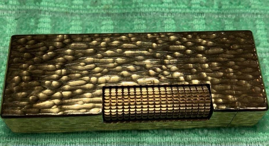 Overhauled Dunhill Gas lighter Gold without box