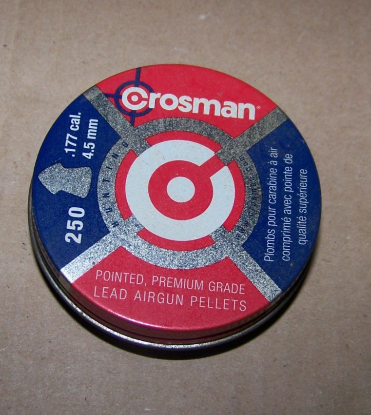 Crosman Hollow Point Pellets - 250 Count - .177 caliber, 4.5 mm