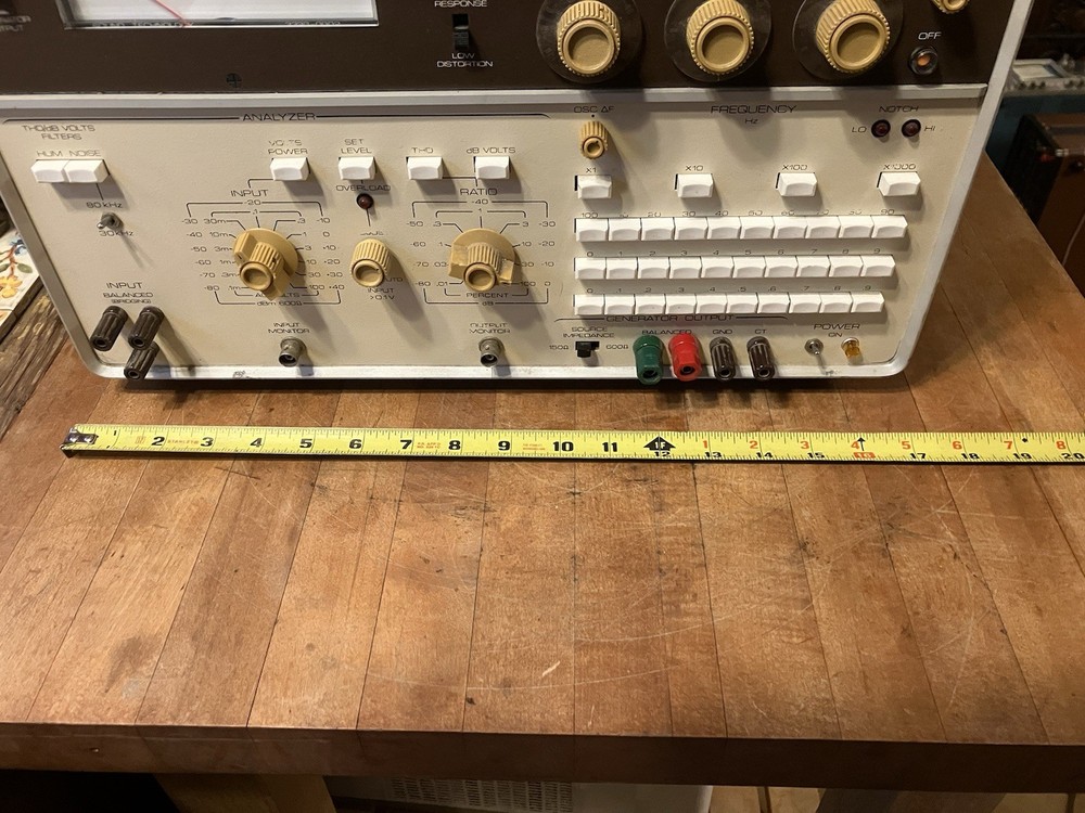 Sound Technology Model 1710A Distortion Measurement System Analyzer Options 3/4