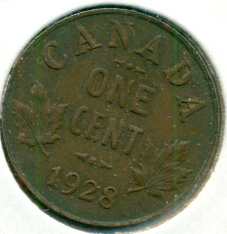 1928 CANADA SMALL CENT, EXTRA FINE, GREAT PRICE!