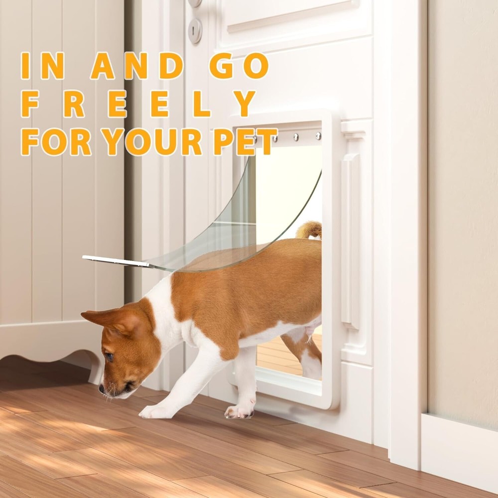 2pack Ruff Weather Dog Door Replacement Flaps Compatible with Ideal Ruff Weat...