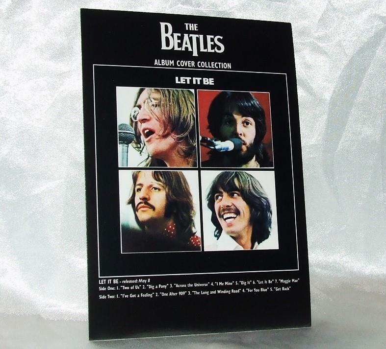 The Beatles Let It Be Official Postcard Rock
