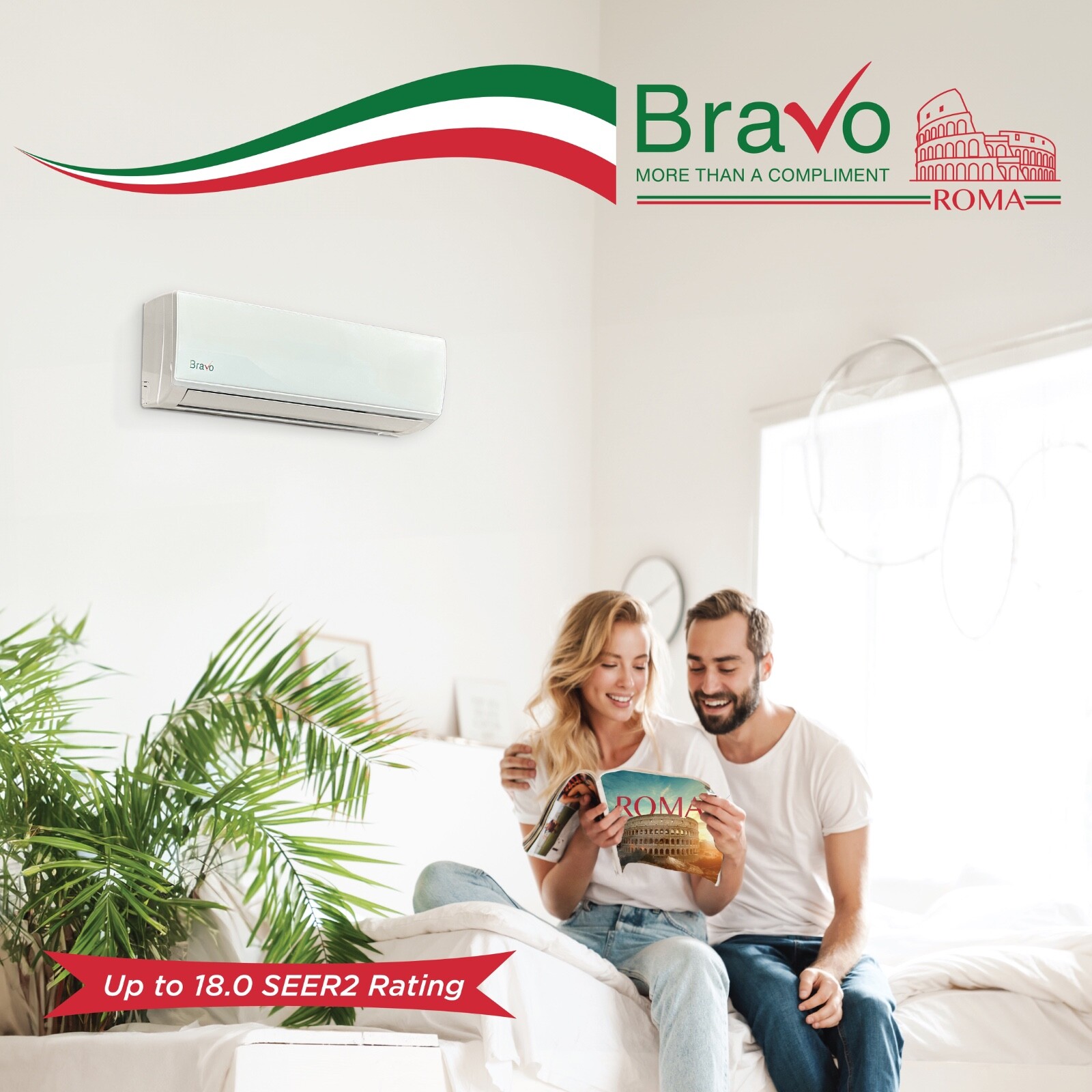 36000 BTU 17 SEER BRAVO Mini Split Heat Pump Air Conditioner 230V