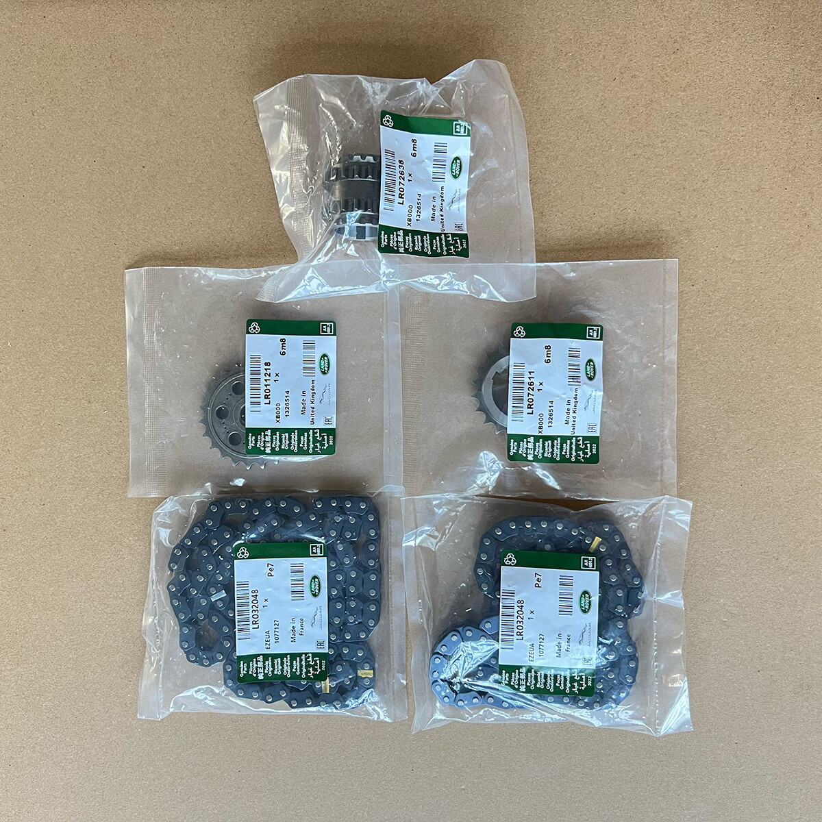 New 14PC Land Rover Timing Chain Kit For 10-15 LR4 Range Rover 3.0L 5.0L V8 DOHC