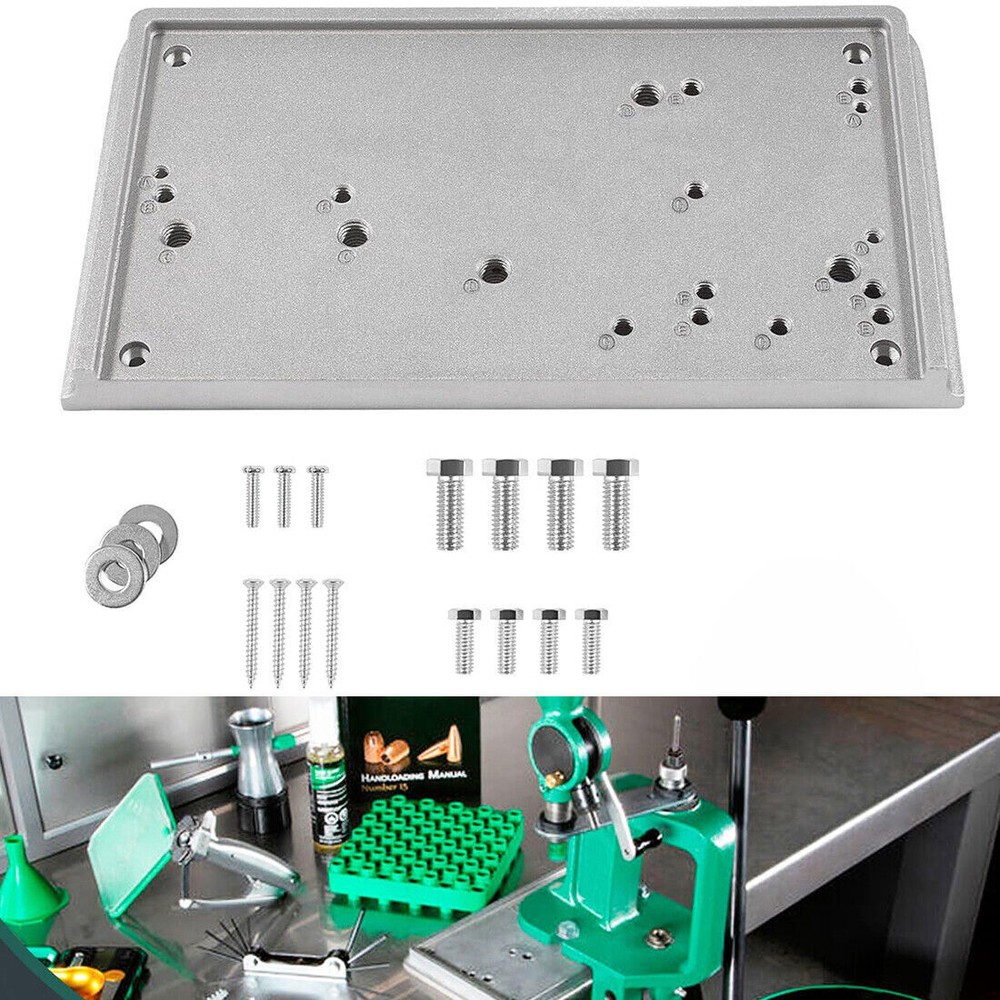 9282 Accessory Base Plate-3 Grey Reloading Bench for RCBS Rock Chucker Supreme