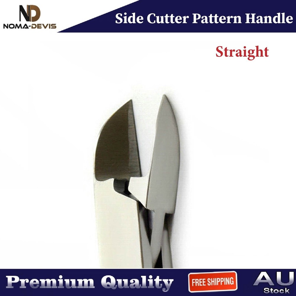 Side Cutter Pattern Handle Heavy Duty Thick Toenail Clipper Straight 2 pieces