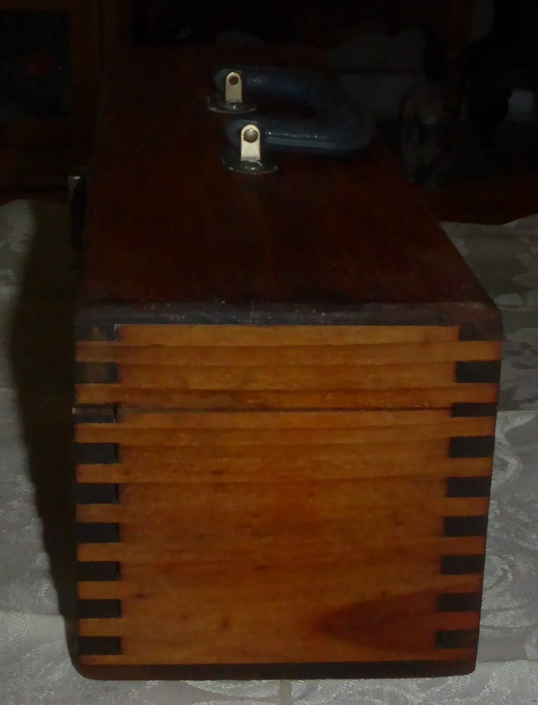Vintage Nega File Co. Wood Box