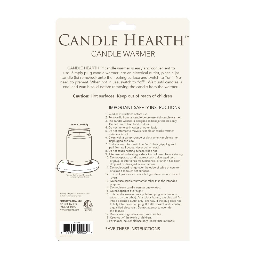 Electric Candle Warmer, White