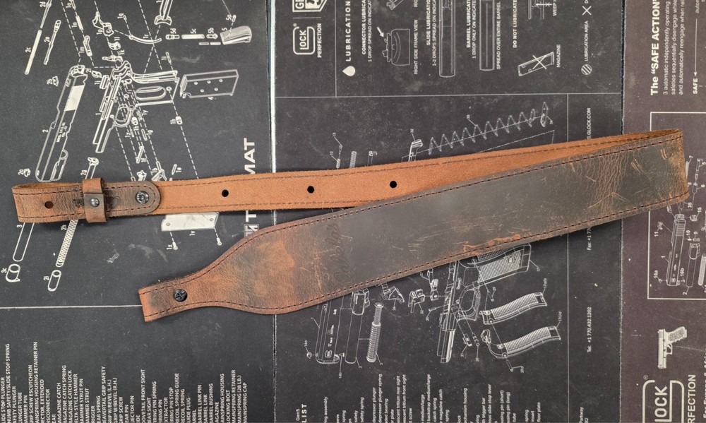 Cabela's Brown Leather 2 Point Sling Full Grain