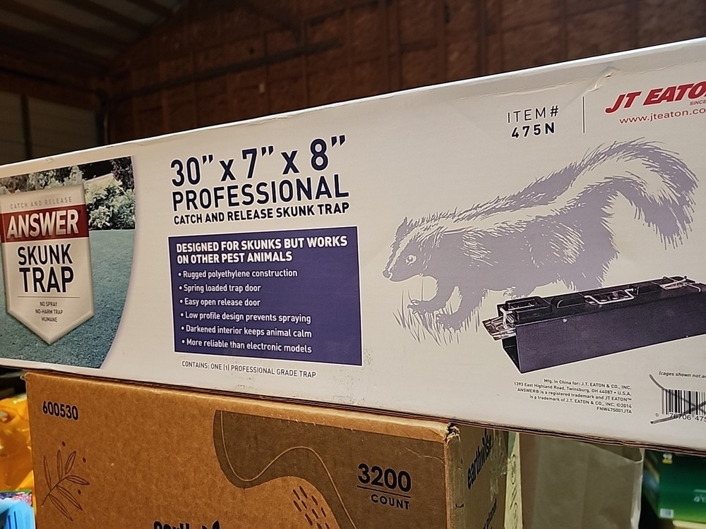 CATCH RELEASE SKUNK TRAP