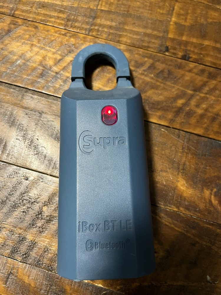 Supra iBox BT LE Bluetooth Key Lock Box Real Estate Lockbox Untested