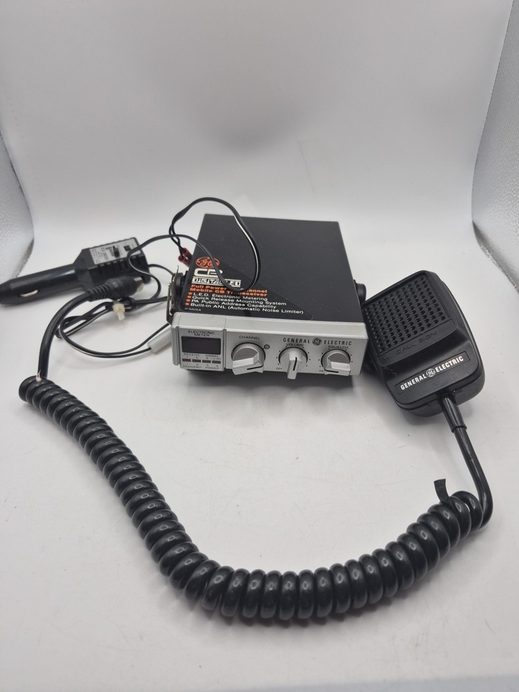 GE 3-5806 Mobile CB Transceiver 40 Channel Digital Meter Tested