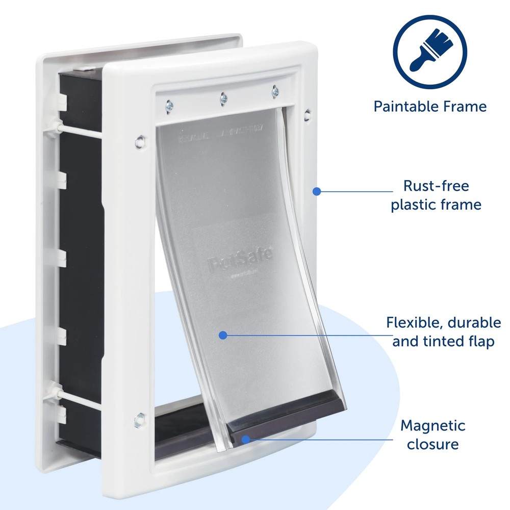 PetSafe NEVER RUST Dog Door, Paintable, Easy DIY Installation