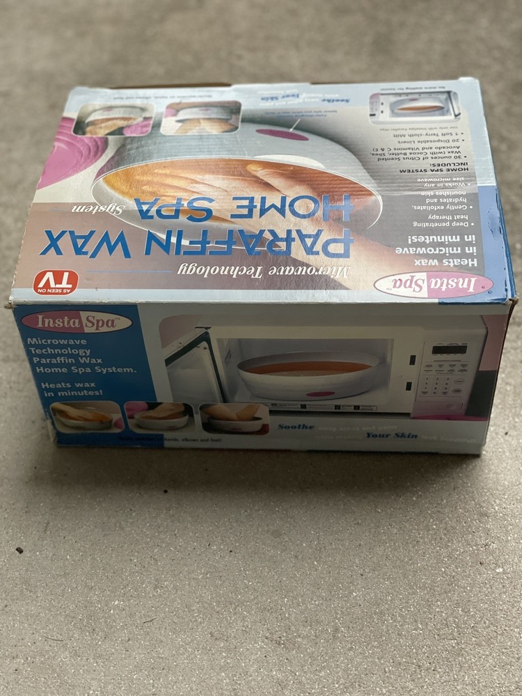 Insta Spa, Paraffin Wax Home Spa System, Microwave Technology - Never Used