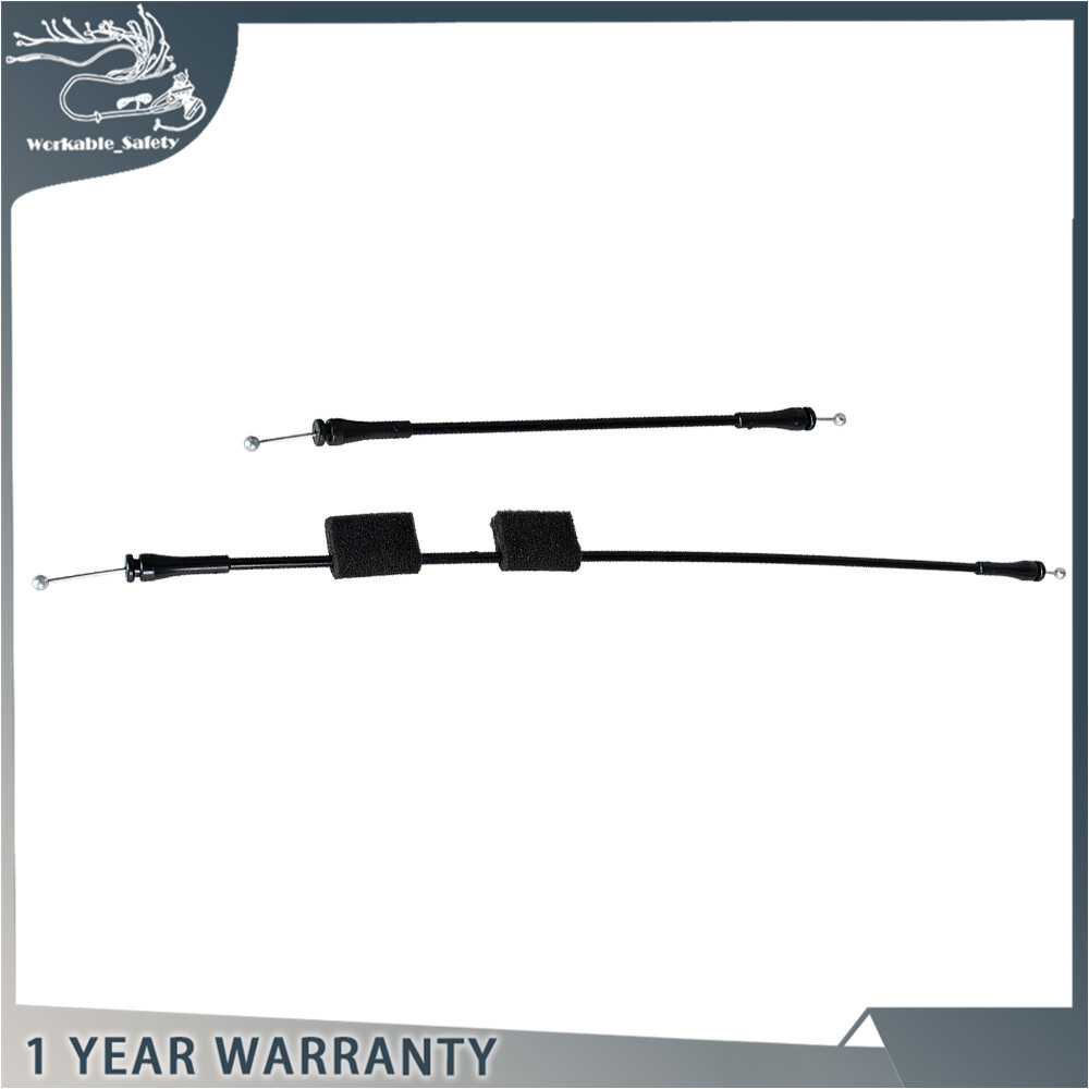 Rear Right Cargo Door Latch Release Cables For 1992-2014 Ford E150 E250 E350 Van