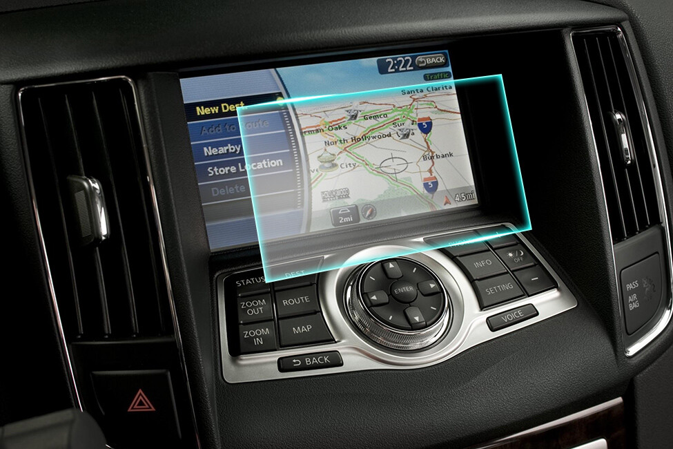 Crystal Clear Screen Protector for 2011 Nissan Maxima Vehicle Navigation