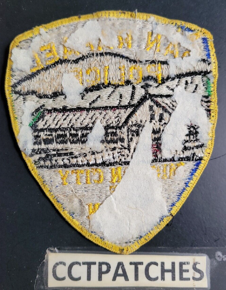 SAN RAFAEL, CALIFORNIA POLICE SHOULDER PATCH CA