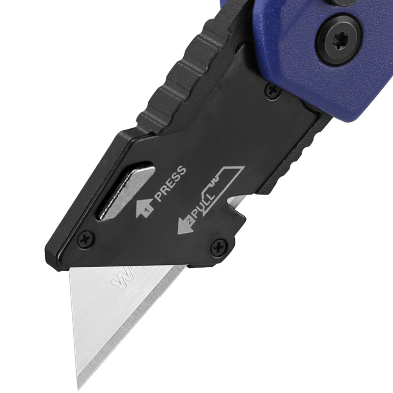 WORKPRO Folding Utility Knife Razor Knife for Cartons Cardboard Boxes 13 Blades