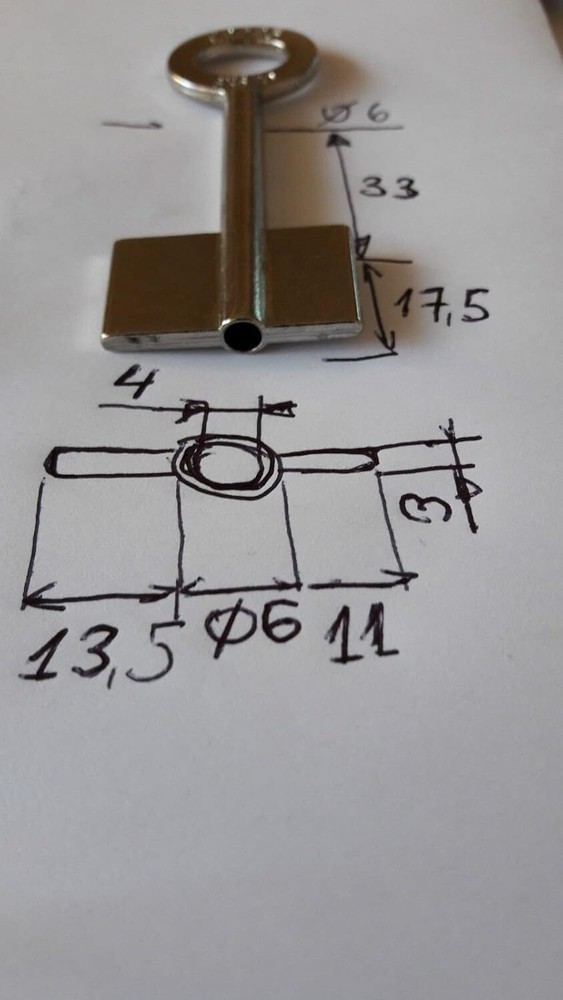 SKS7D CANAS / Safe Keyblank