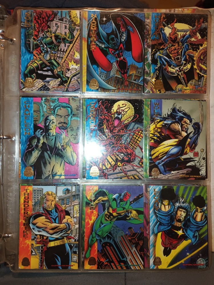 marvel universe cards 1994 complete set