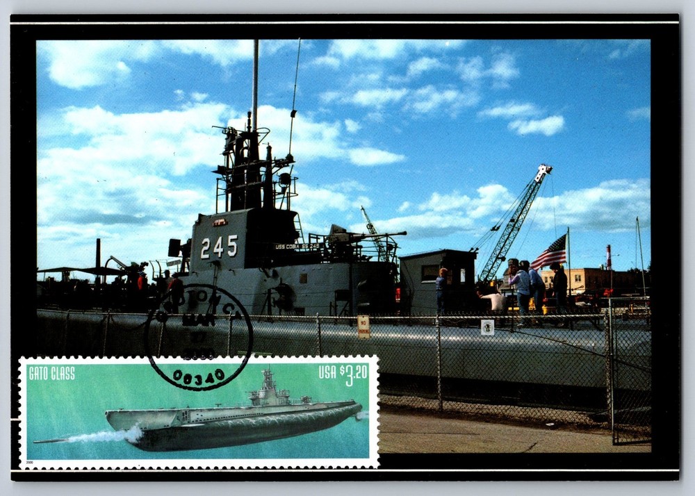 #3377 Submarines Gato Class FDC Maxi Card