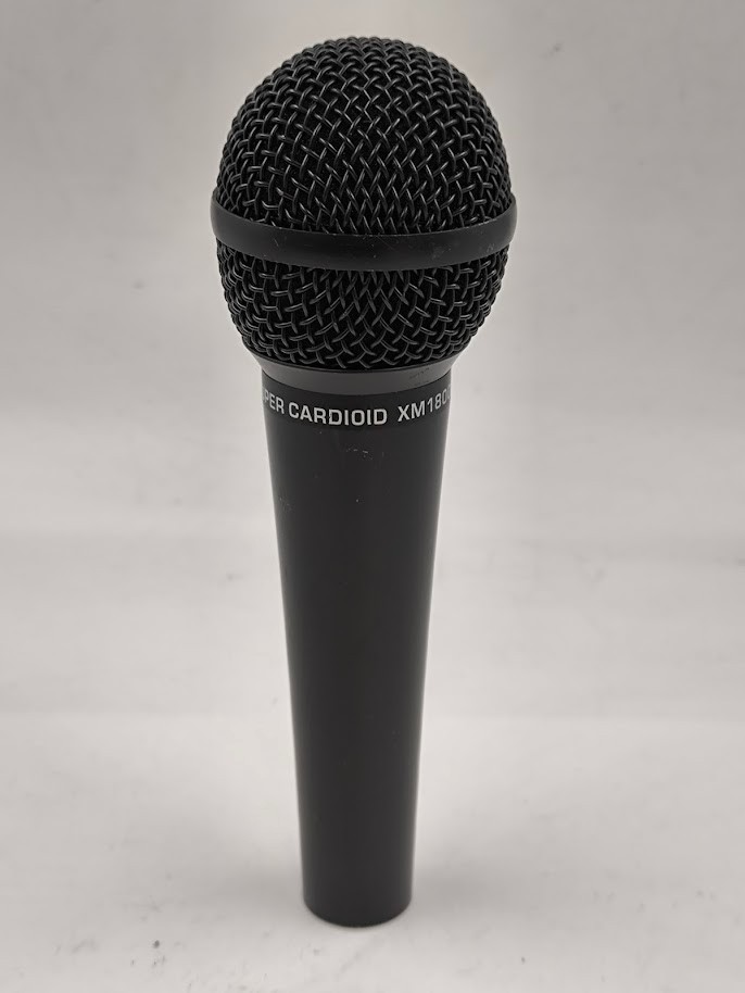 Behringer XM1800S Super Cardioid Microphone Used Working Black