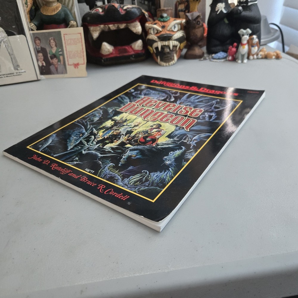 Reverse Dungeon Advanced Dungeons & Dragons D&D TSR - OOP Softcover