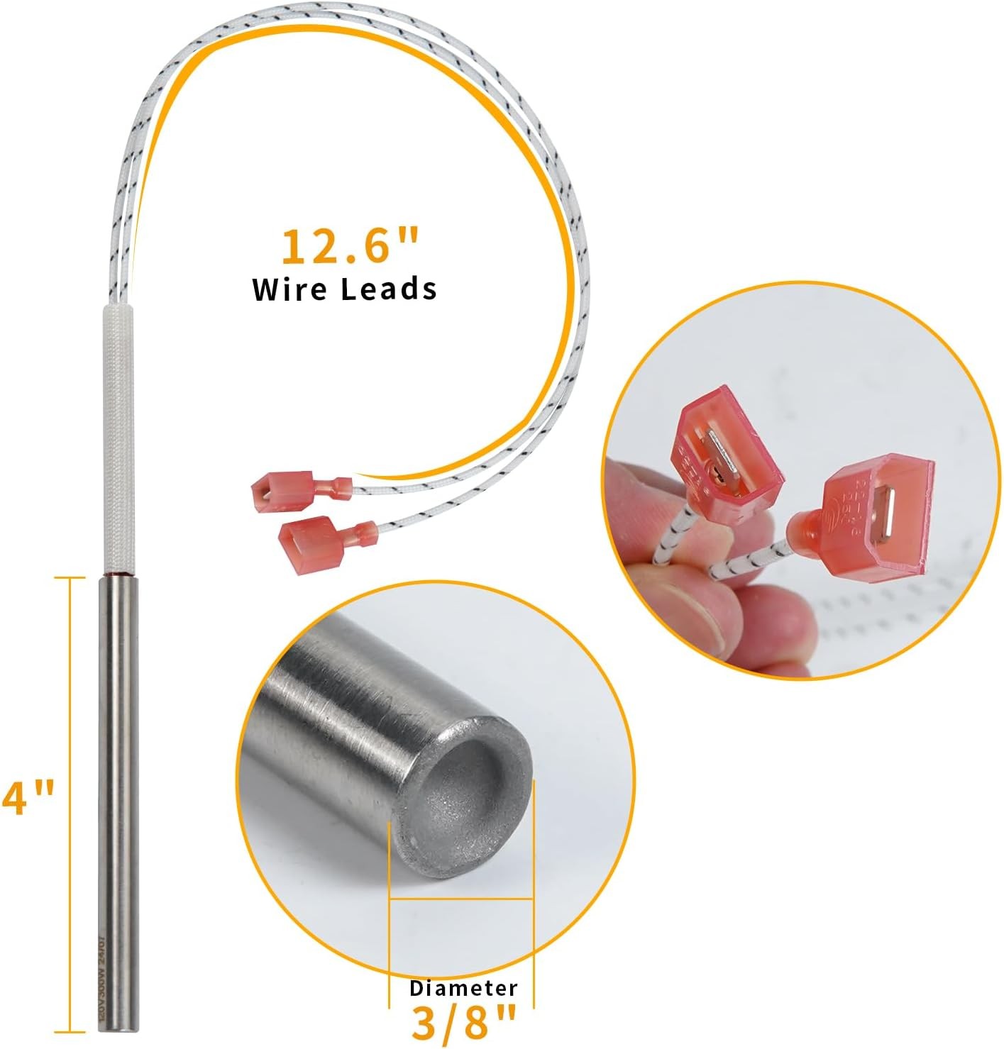 For USSC, Ashley, & King Pellet Stove Igniter Starter, 80607 | 80619 | 80481 US