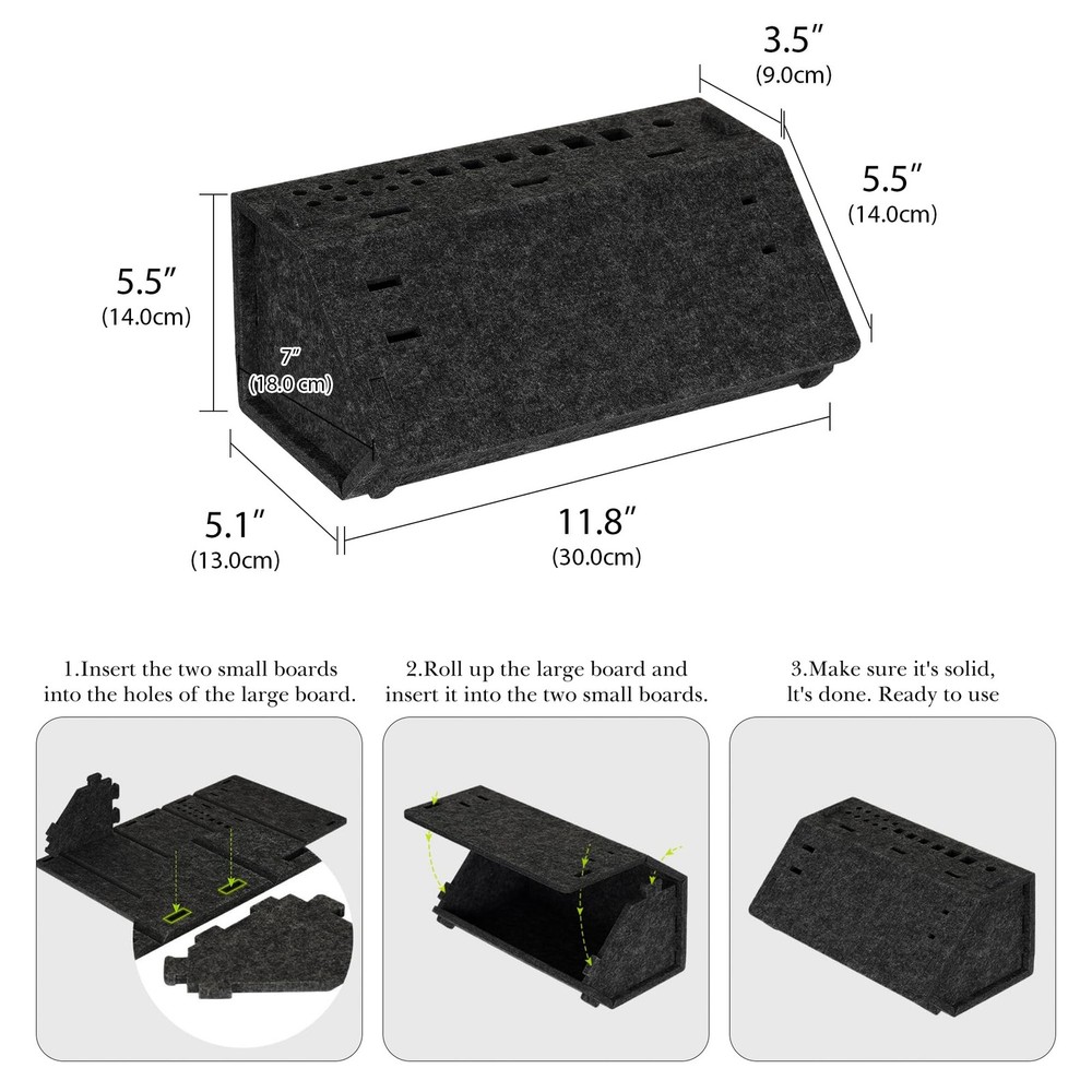 Screwdriver Organizer Rack for Workbench, Desktop Hand Tool Storage Holder, S...