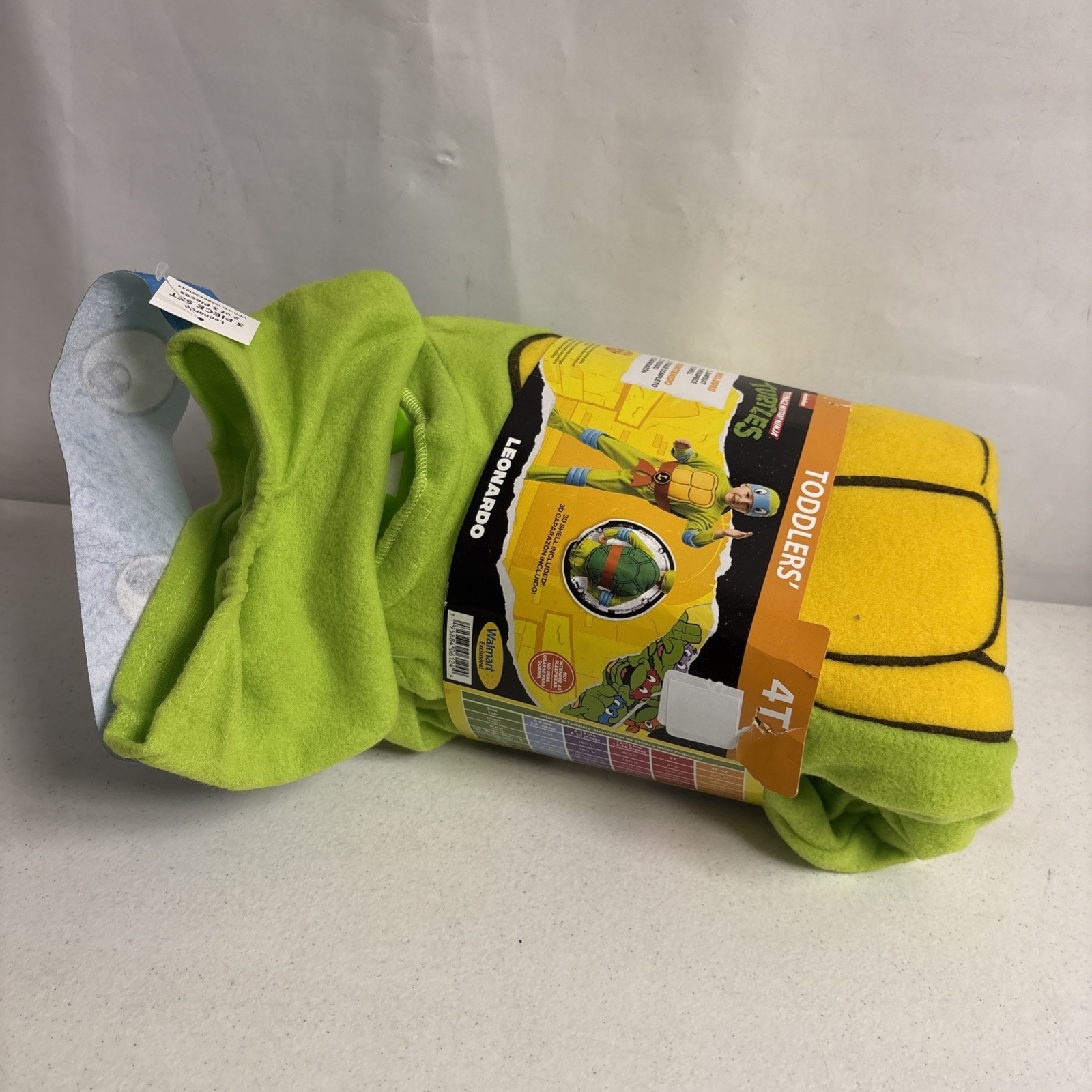 Toddler Teenage Mutant Ninja Turtles TMNT Leonardo Costume Rubies 4T NEW