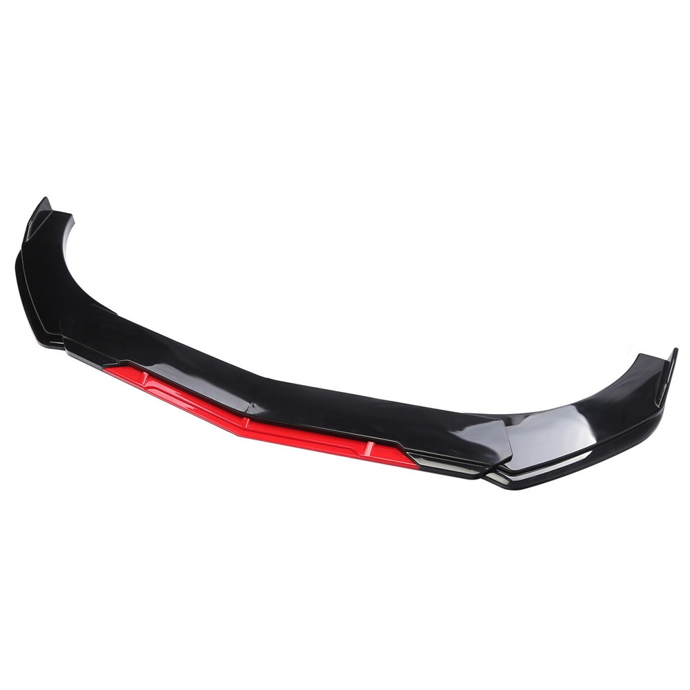 Front Bumper Lip Splitter Lower Spoiler Body Black+Red For Dodge Ram 1500