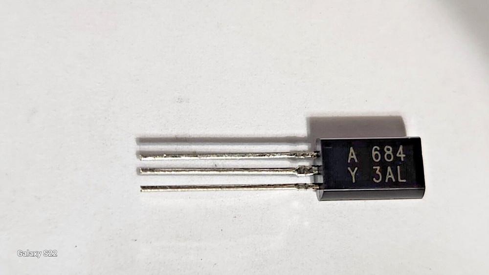 PANASONIC TRANSISTOR 2SA684Y TO-92L USED IN VARIOUS APPLICATIONS