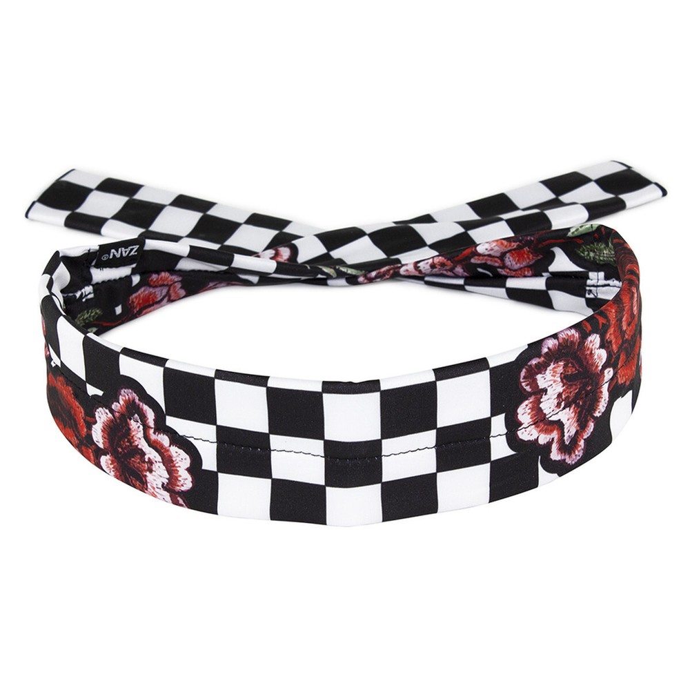 Zan® Cooldanna® Polyester Checkered Floral