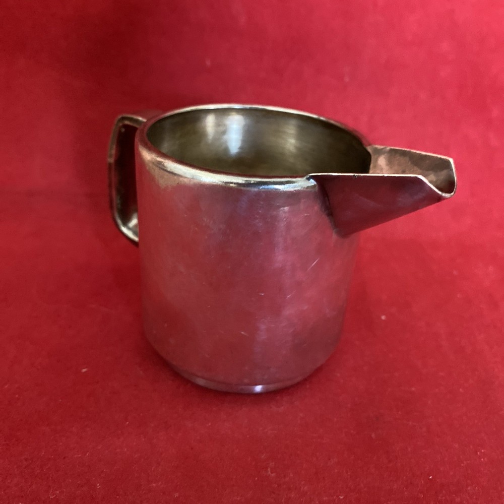 Vintage Cunard Line Silver Plate Coffee Pot & Creamer