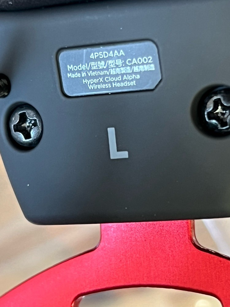 HyperX Cloud Alpha Red Over the Ear Wireless Pro Gaming Headset