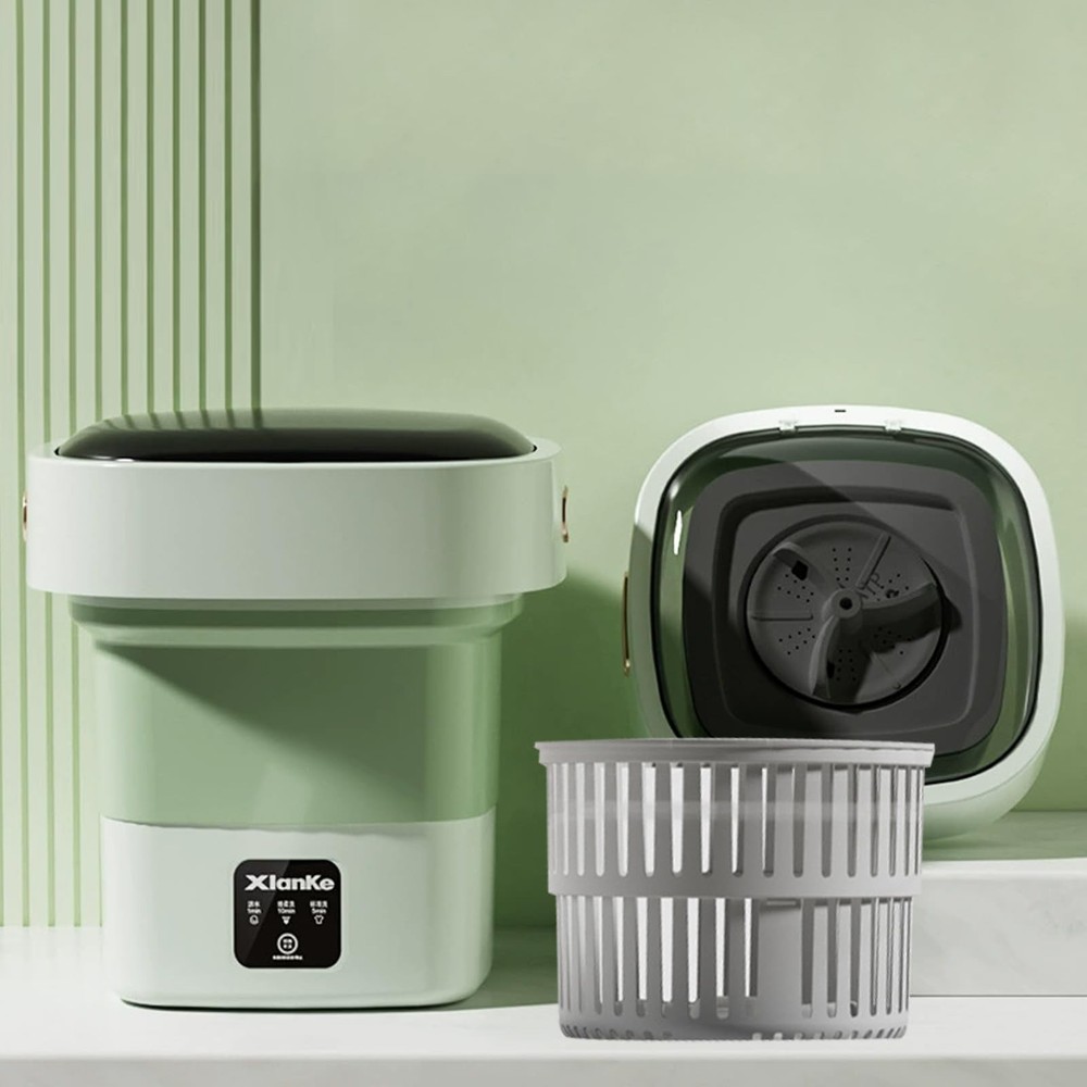 Portable Washing Machine,Mini Washer,17L Upgraded Large Capacity Foldable Was...