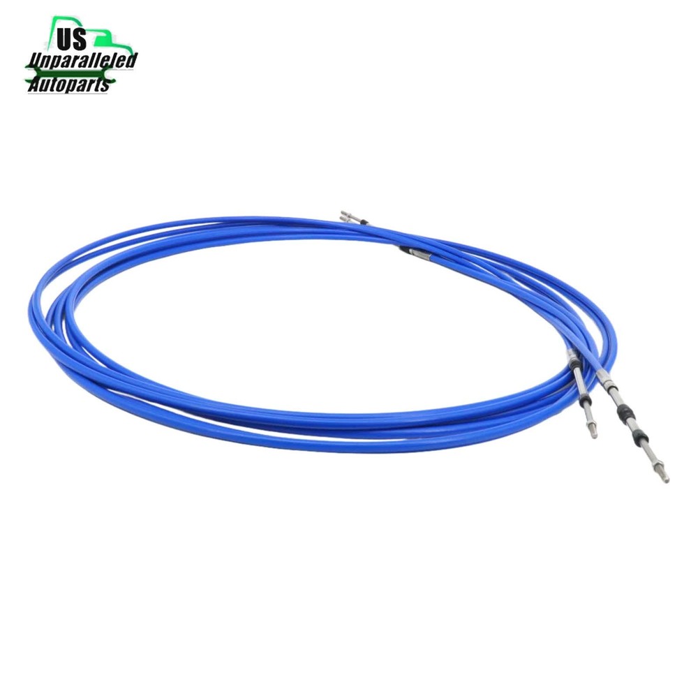 2PCS 20FT Marine Throttle Shift Remote Control Box Cable 33C For Yamaha Outboard