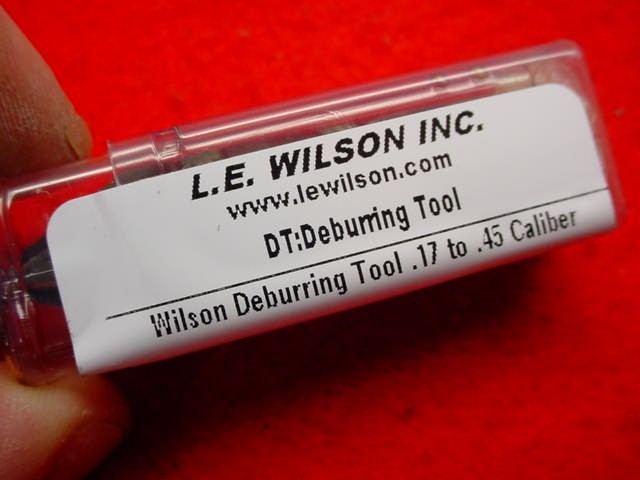 L.E. Wilson- Case Deburring Tool- .17 to .45 Cal.- Nice !! (B)