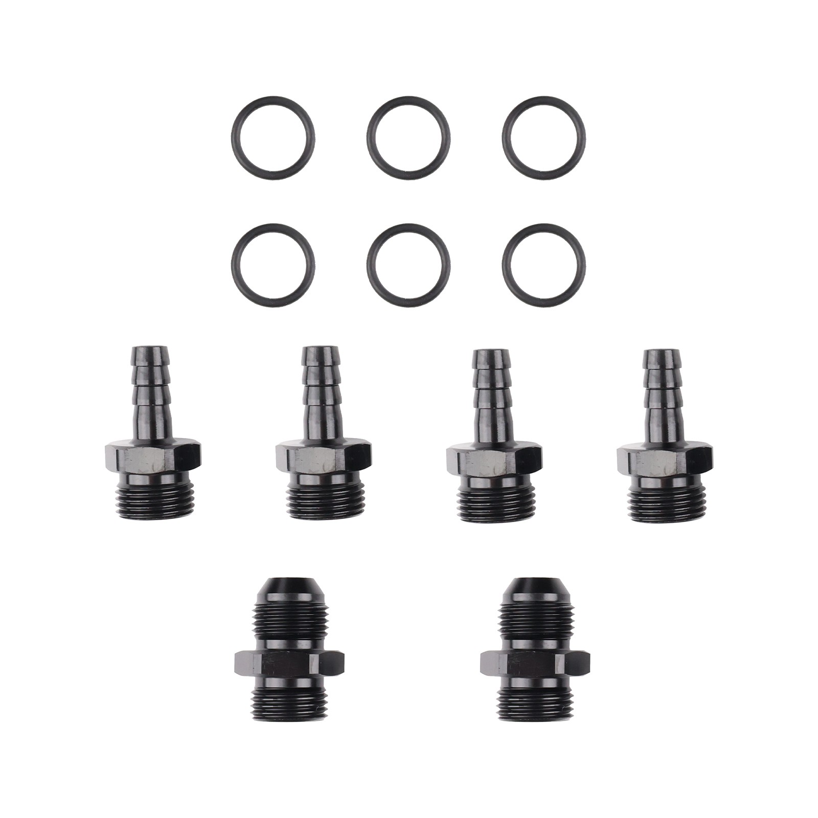 New Fuel Surge Tank 2.8L For Single or 2.6L For Dual 39-40mm Pumps 8AN Ports US