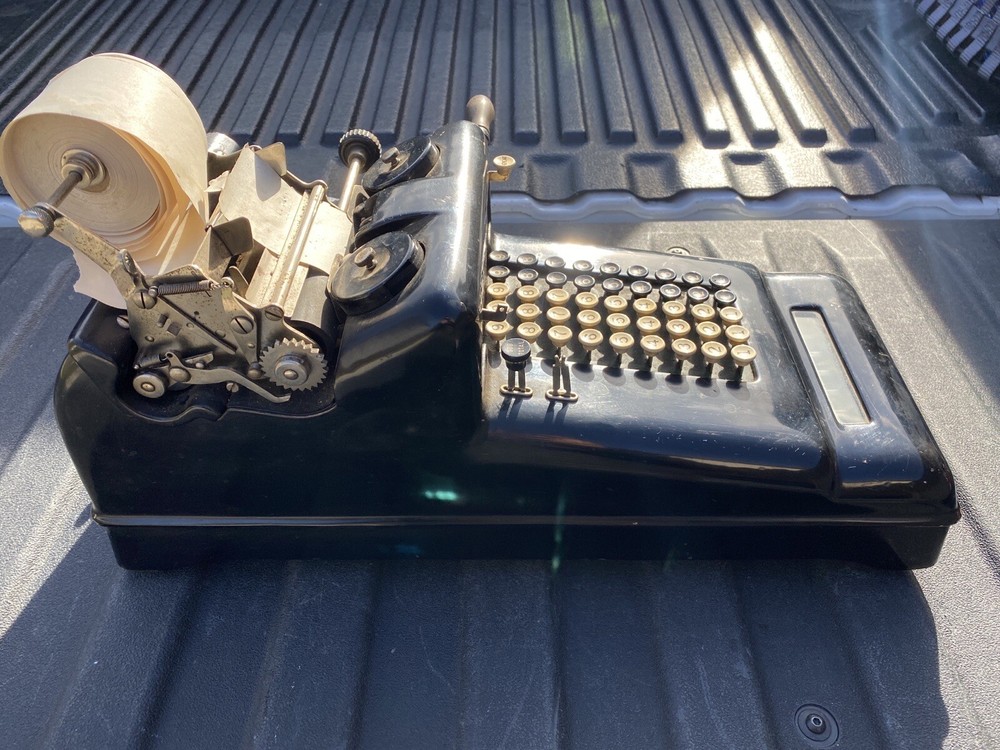 Antique Burroughs counting Machine