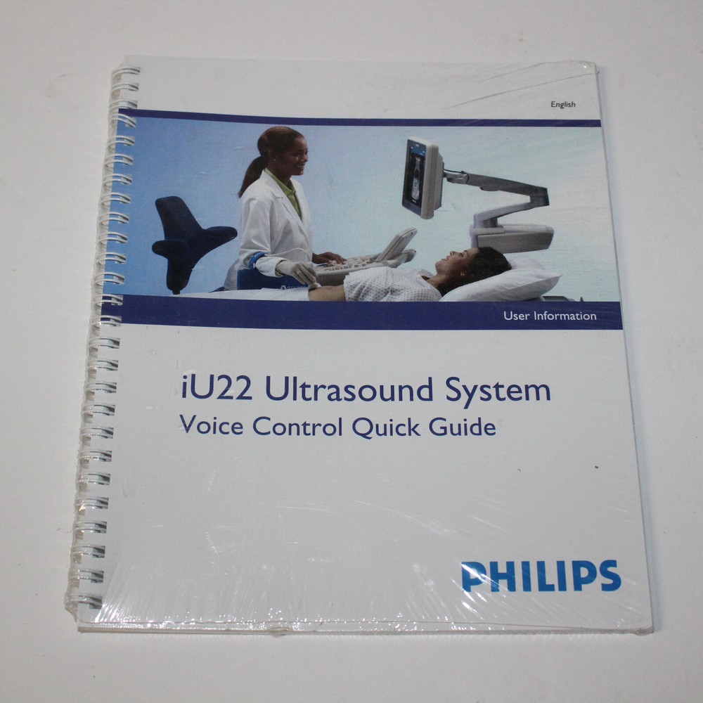PHILIPS IU22 REPLACEMENT PART: ULTRASOUND SYSTEM VOICE CONTROL QUICK GUIDE