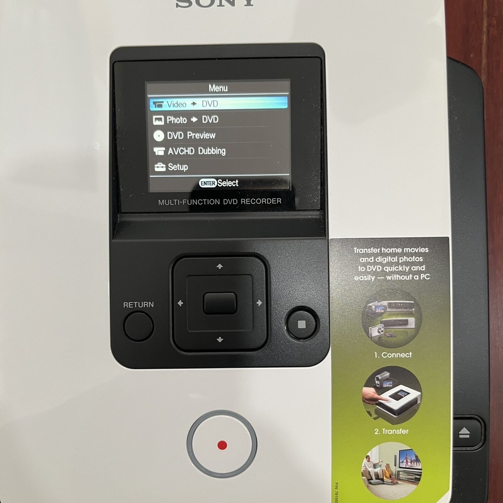 Sony DVD Recorder VRD-MC5 Multi-Function Bundle DVD-R Tested