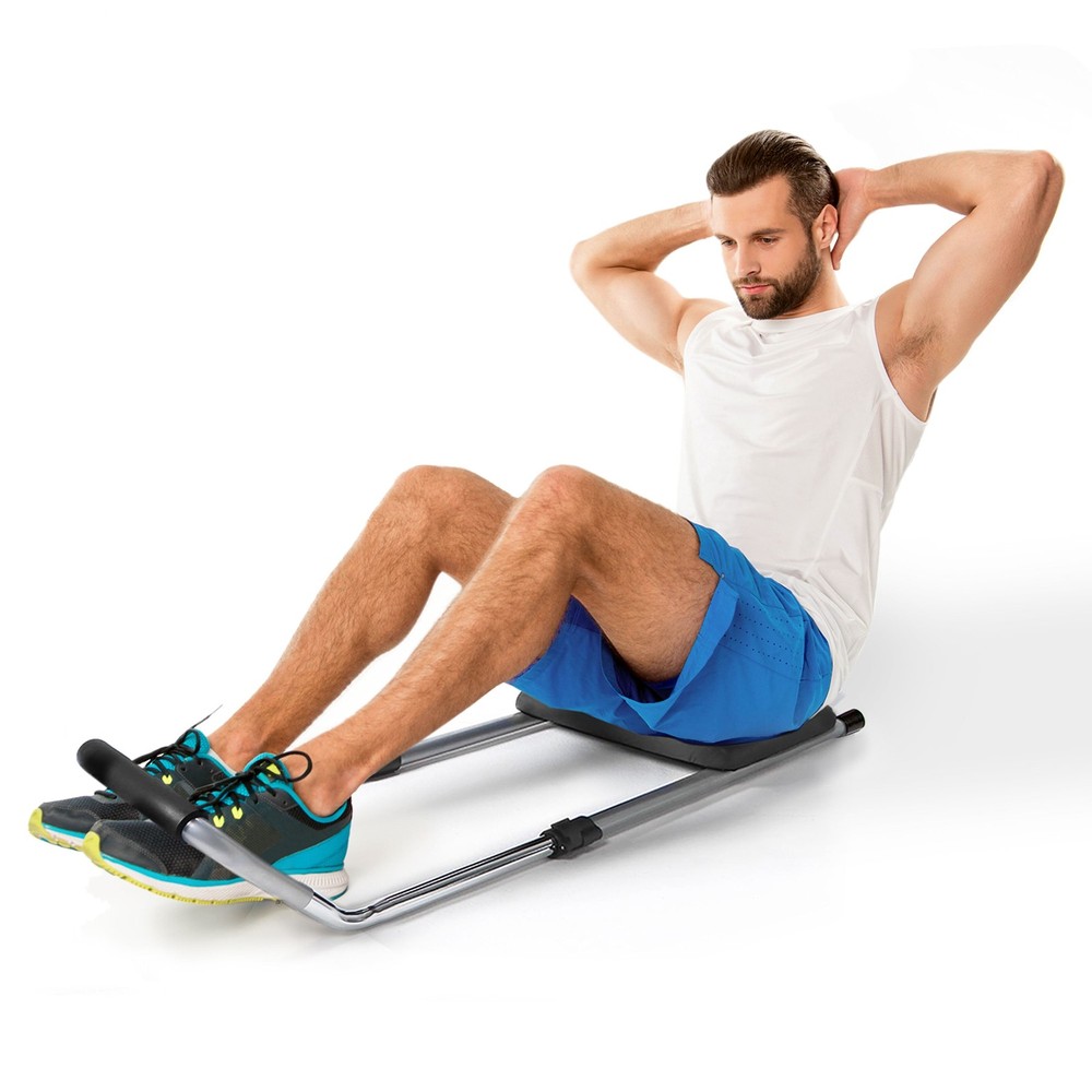 Precision Workout Trainer, Guided Core Trainer for Proper Form, Grey/Black